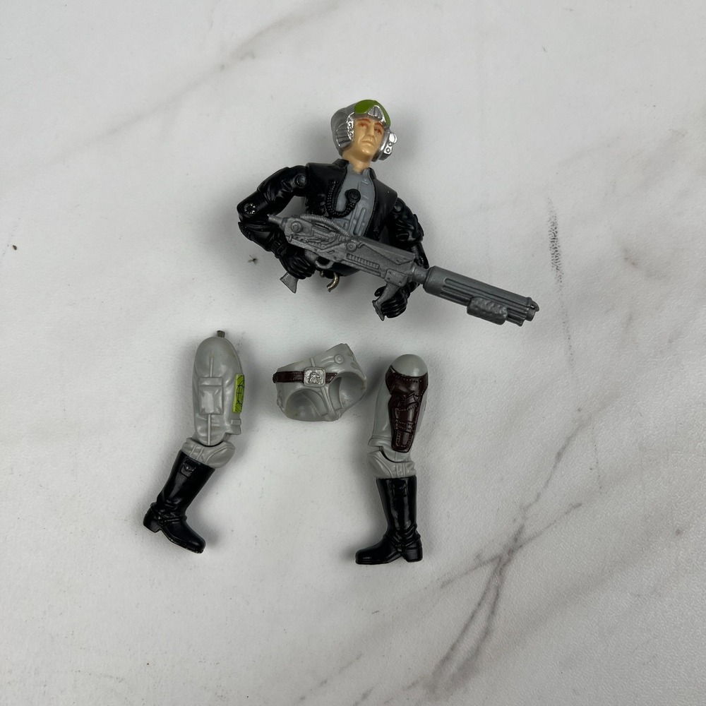 Vintage Gi Joe 1988 GHOST RIDER Phantom X-19 Pilot Ghostrider Driver - Broken
